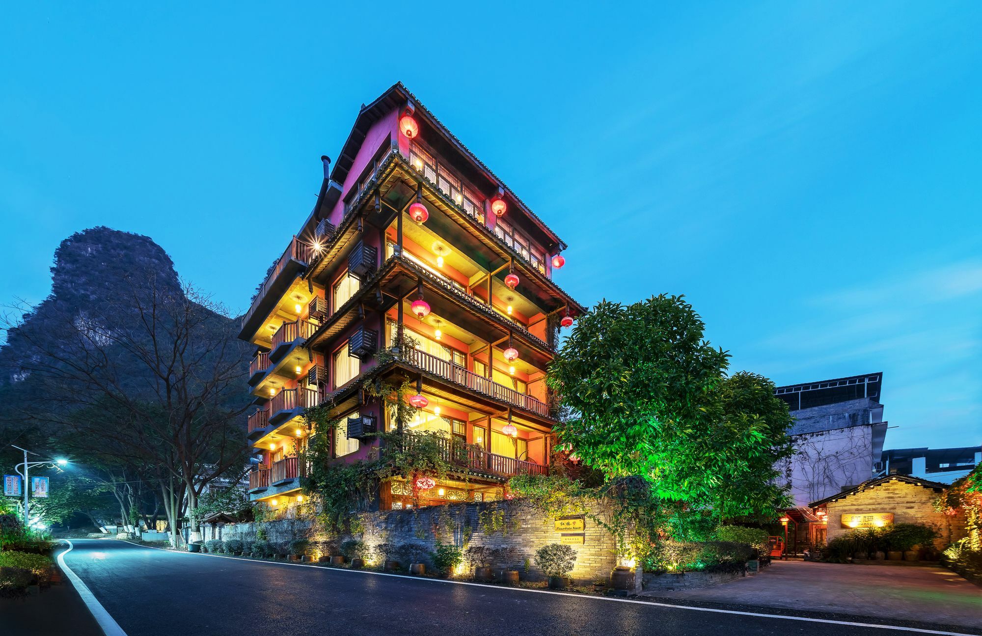 Yangshuo Mountain Nest Boutique Hotel Ngoại thất bức ảnh